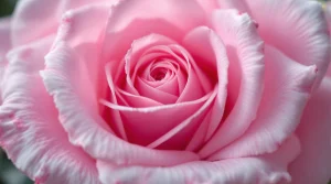 Detailed close-up of pink rose petals with intricate textures and soft light, perfect for a stunning pink roses wallpaper, 4K clarity