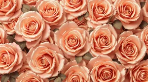 A collection of roses in shimmering rose gold hues, creating a stunning rose gold wallpaper, ultra-detailed and crisp