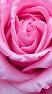 Close-up of velvety pink rose petals with intricate textures, creating a luxurious pink rose wallpaper, ultra-HD clarity