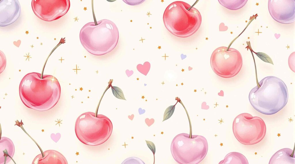 myspace cherries wallpaper​ image13