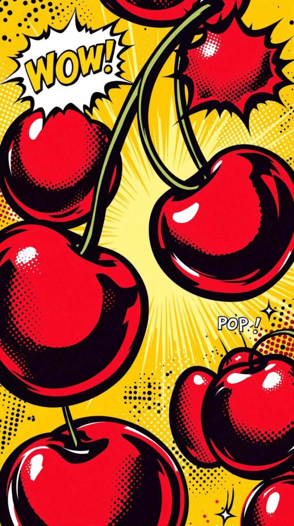 myspace cherries wallpaper​ image14