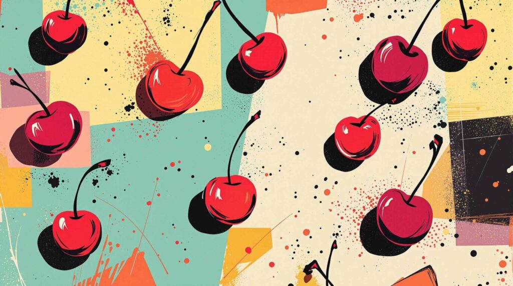 myspace cherries wallpaper​ image28