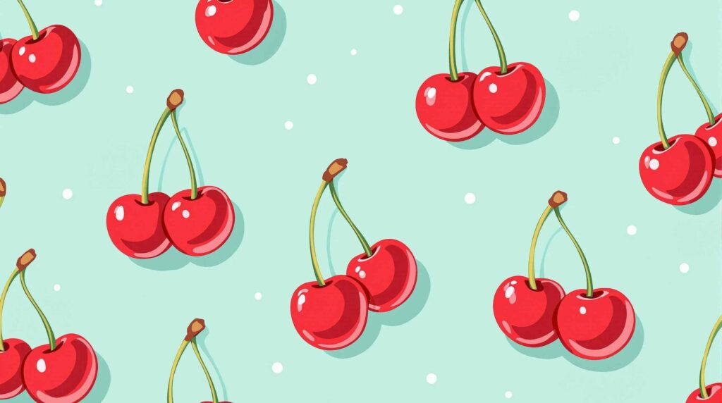 myspace cherries wallpaper​ image30