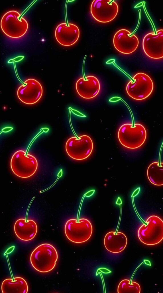 myspace cherries wallpaper​ image34