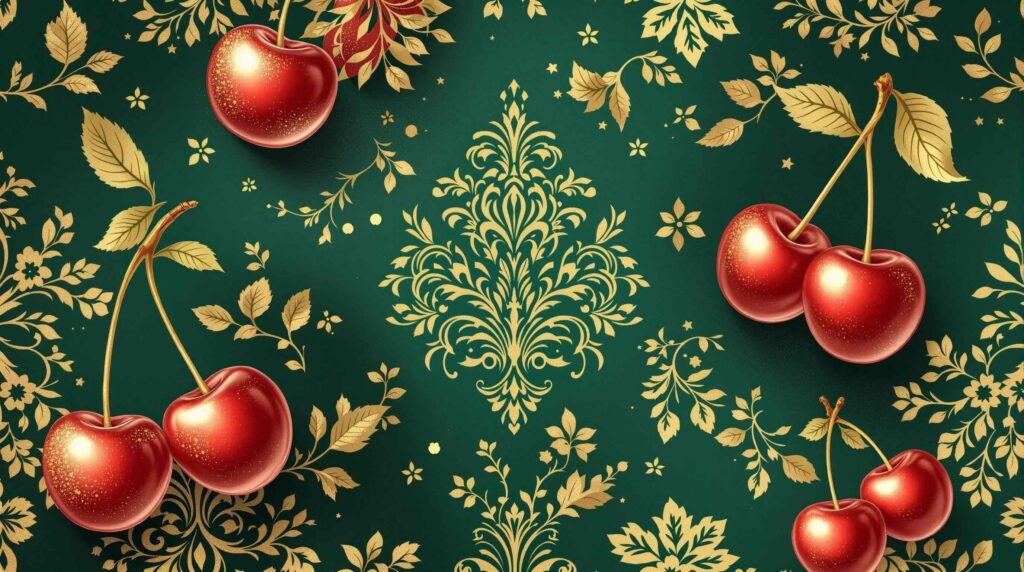 myspace cherries wallpaper​ image39