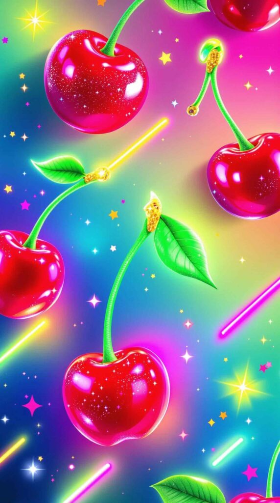 myspace cherries wallpaper​ image5